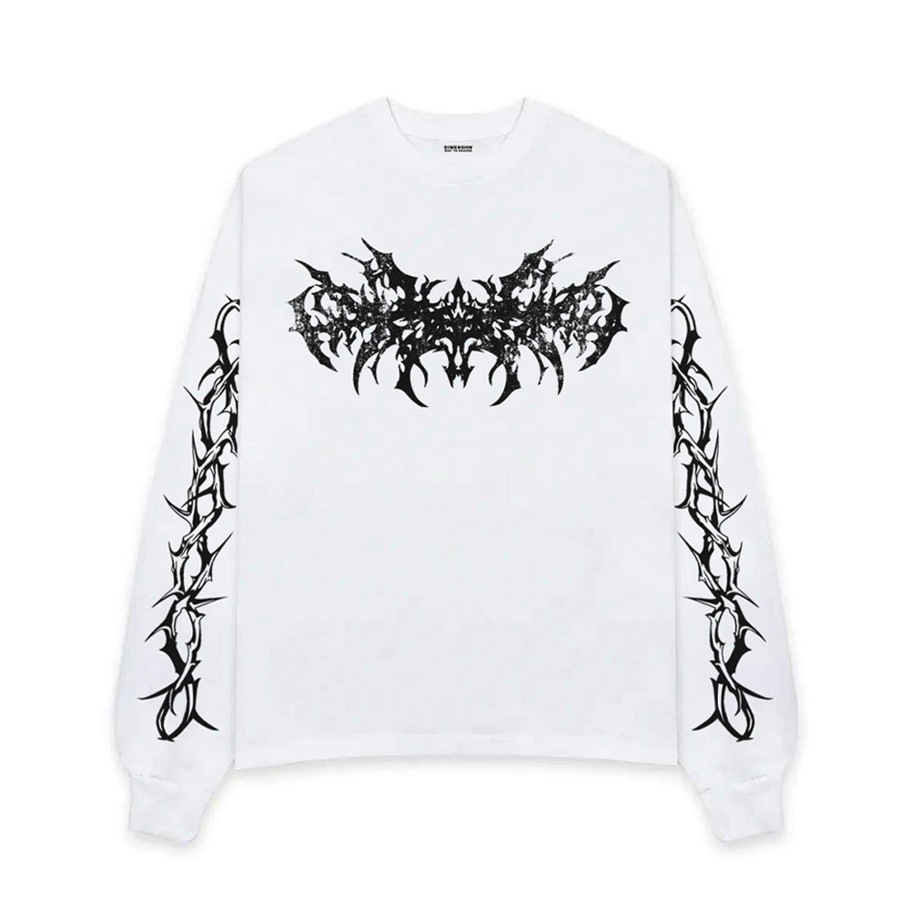 Punked Sweatshirt in white