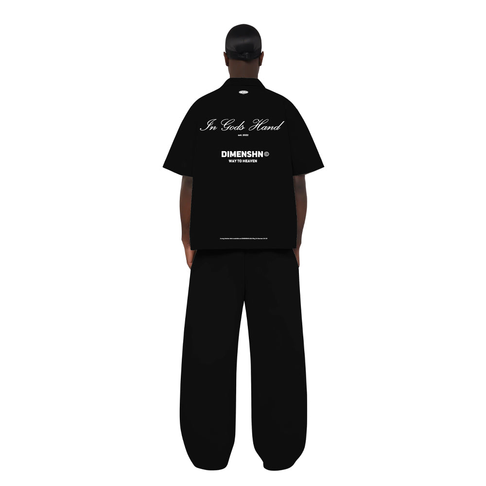Signature shirt in black