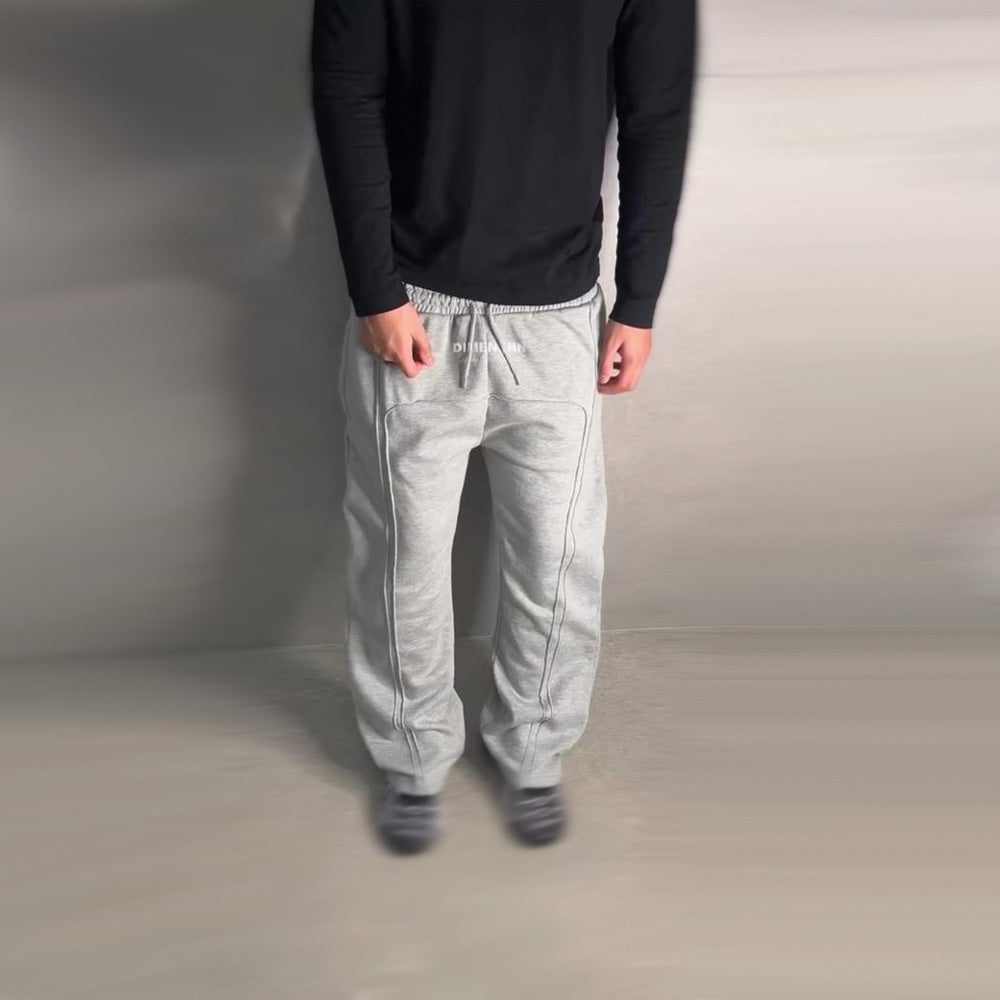 Stitched pattern sweatpants